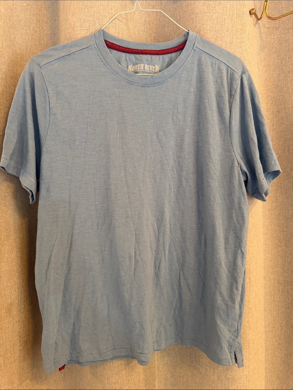 North River Men's Sky Blue Short Sleeve Crewneck T-Shirt